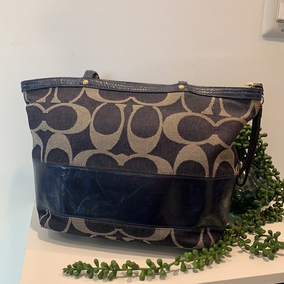 Coach Handbags - Coach y2k mini monogram tote
